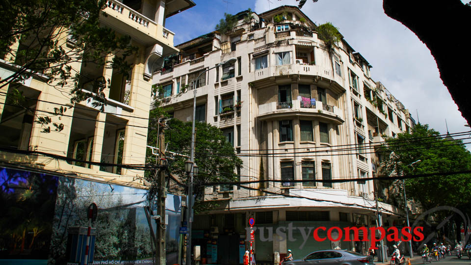 Both of these historic buildings have now been demolished. 213 Dong Khoi is on the right.